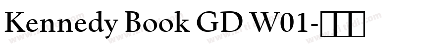 Kennedy Book GD W01字体转换